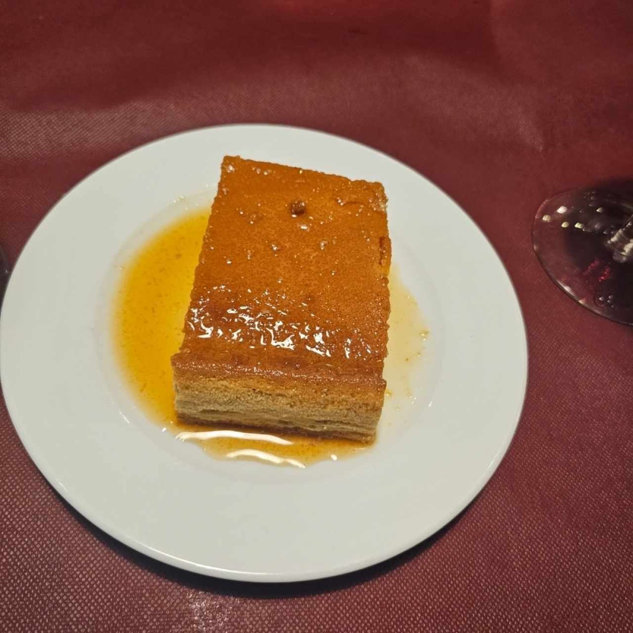 Flan de la casa