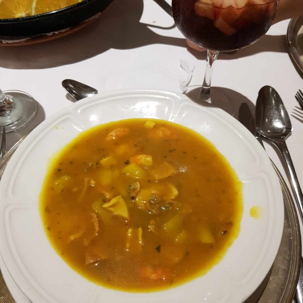 sopa de marisco