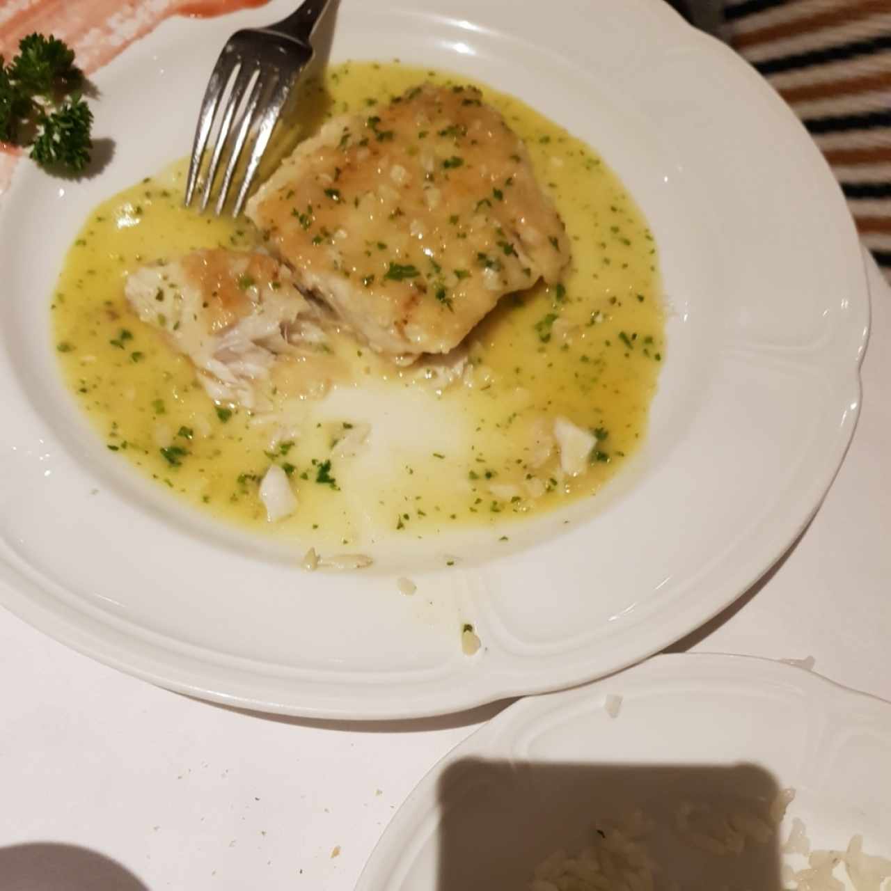 corvina en salsa verde