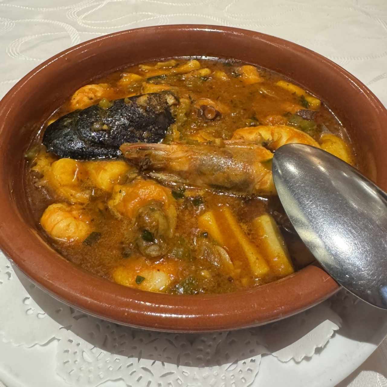 Casuela de mariscos