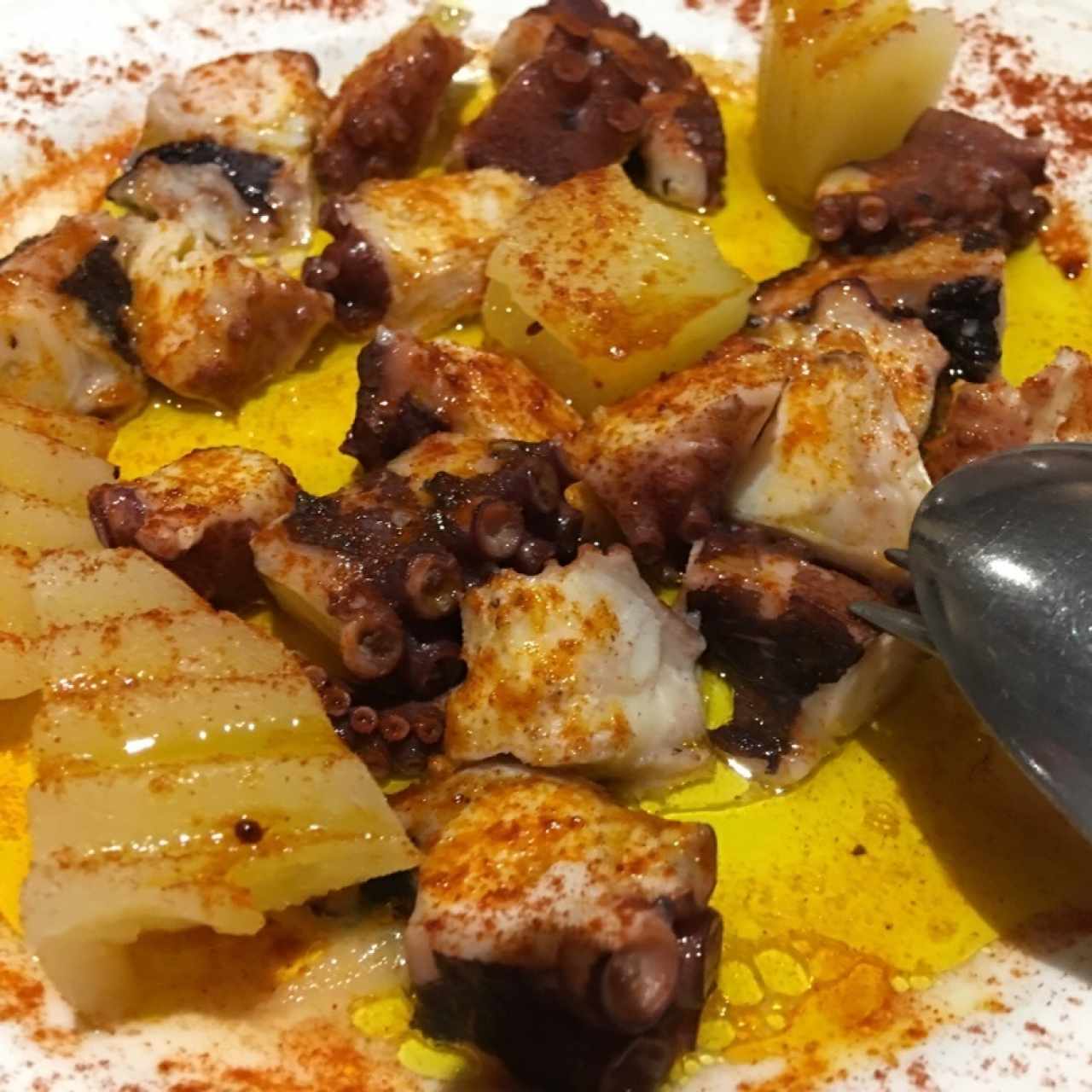 Clasico Pulpo a la Gallega, Muy Bueno !!