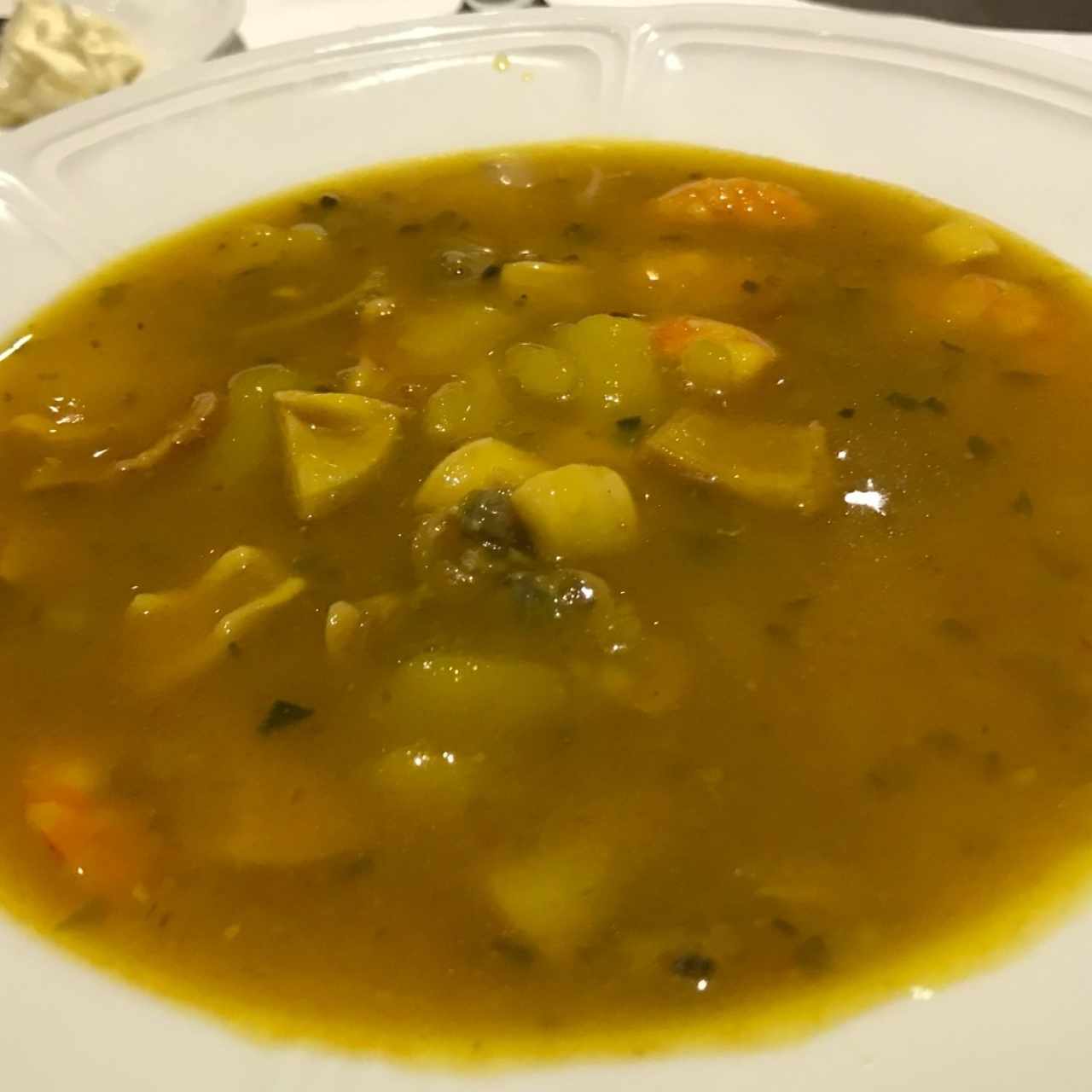 sopa de mariscos