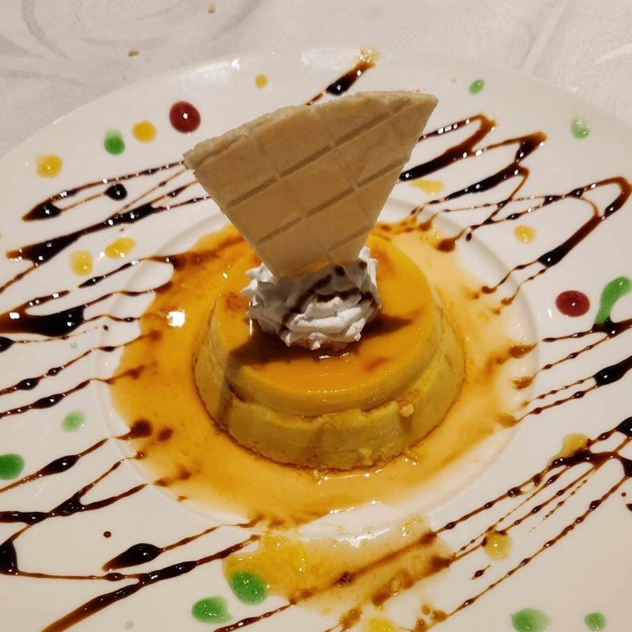 Flan de la casa