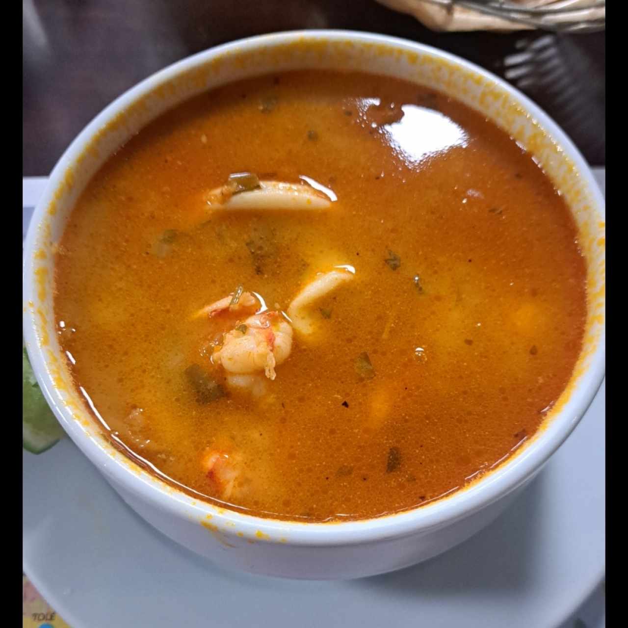 sopa de mariscos