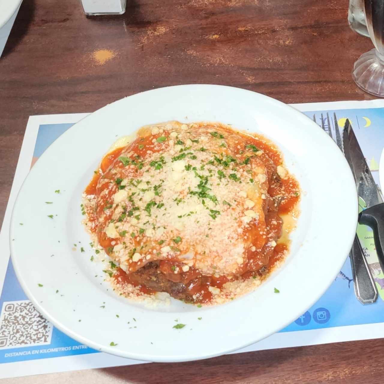 Bistec de Carne a la Parmesana