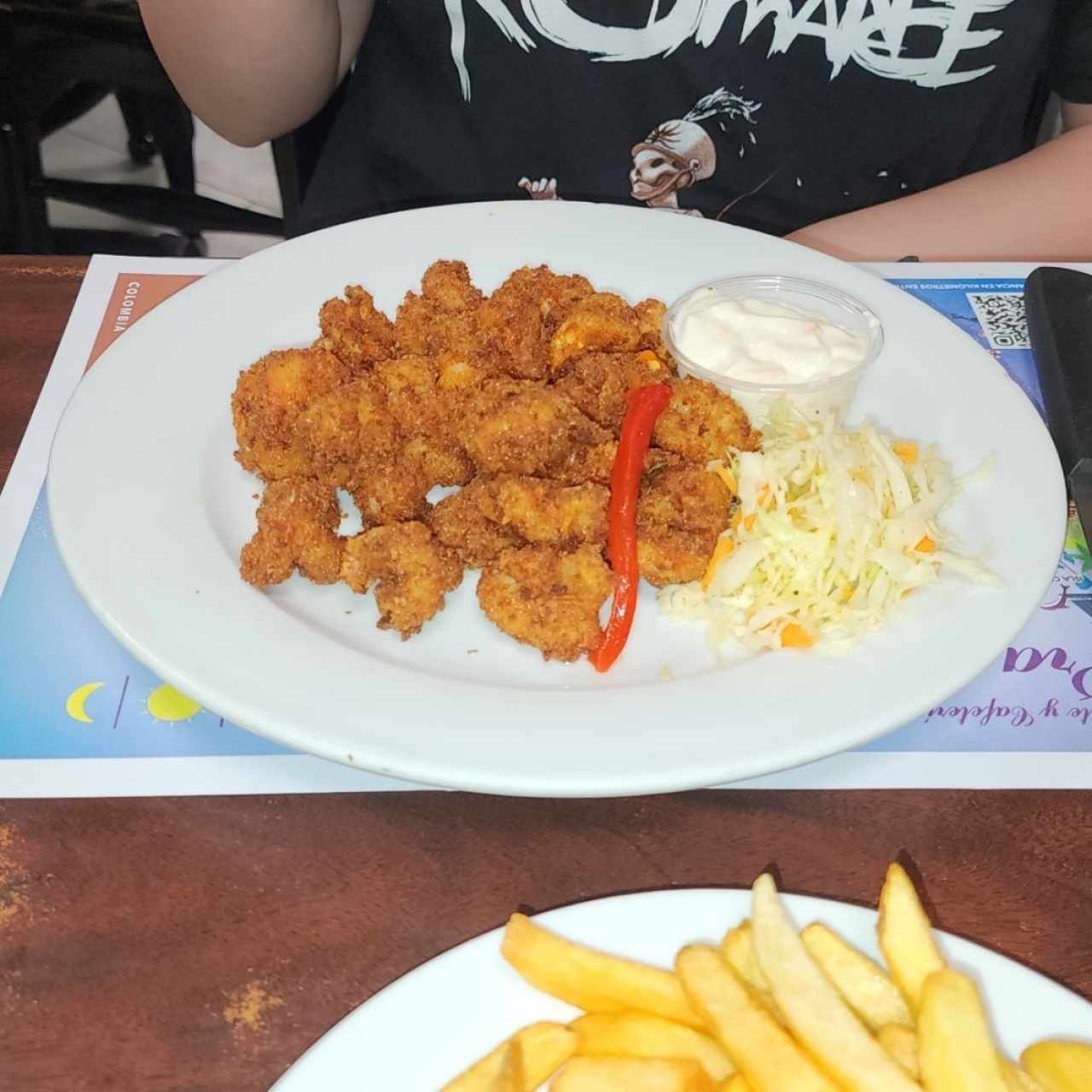 Camarones apanados