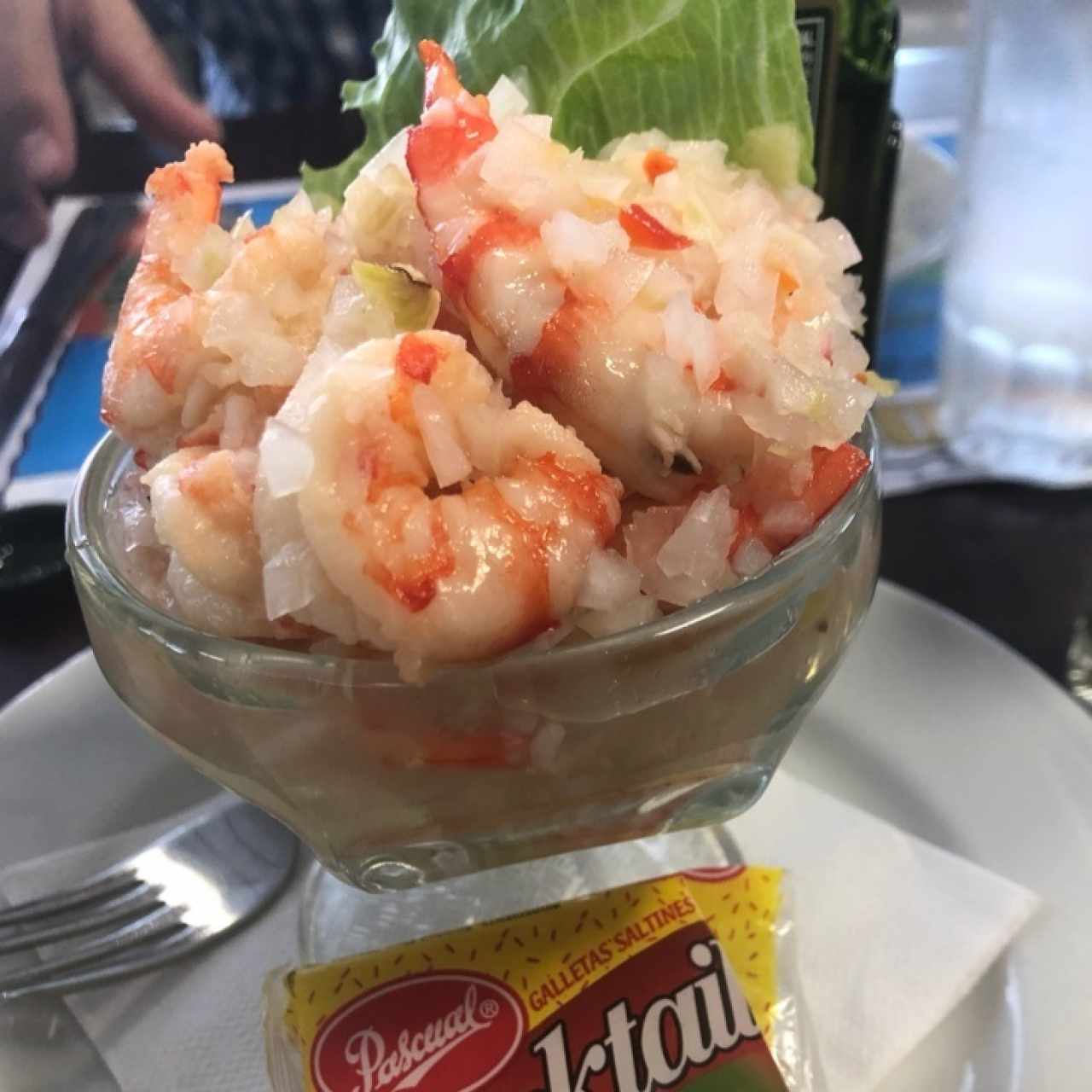 Ceviche de camarones 