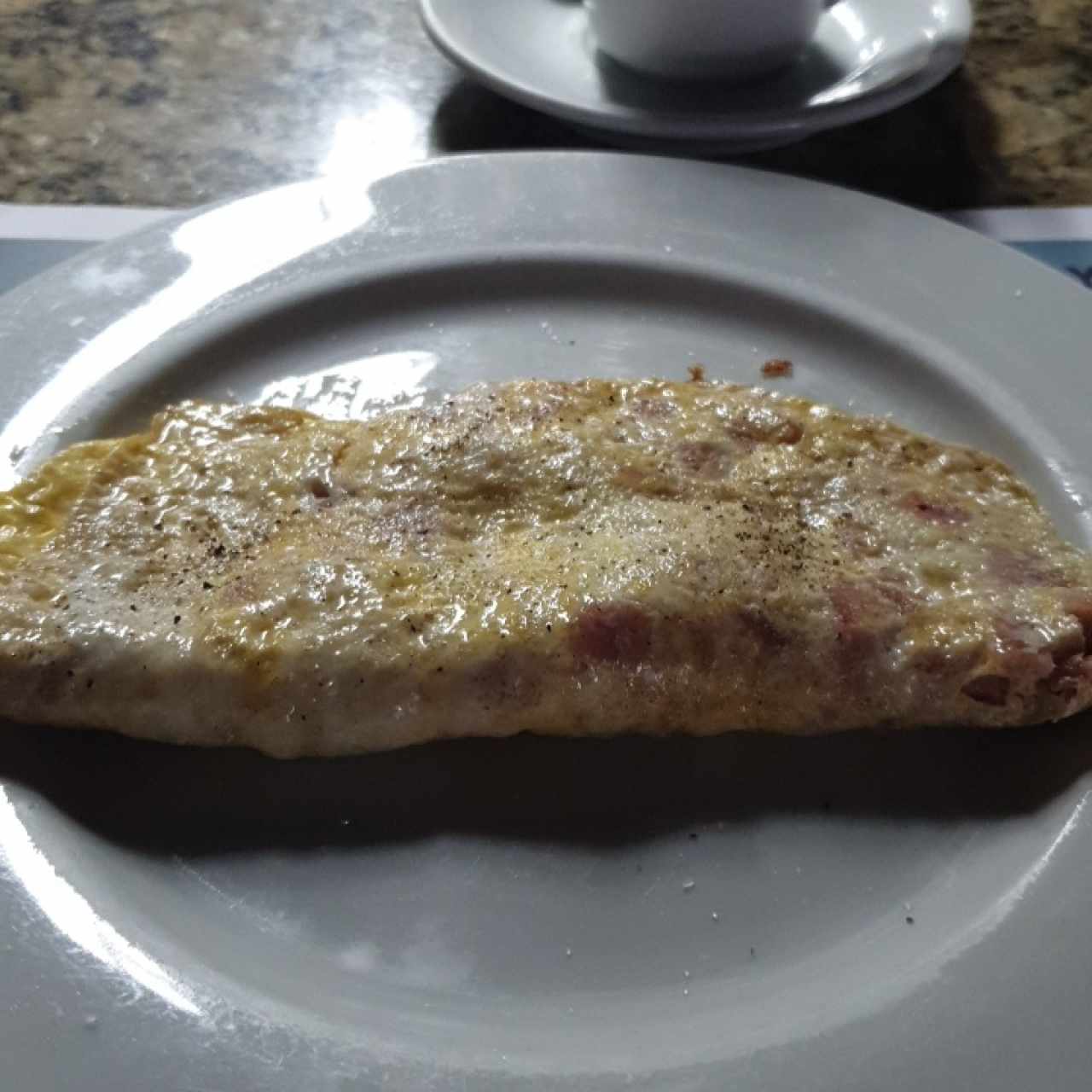 omelette jamón con queso