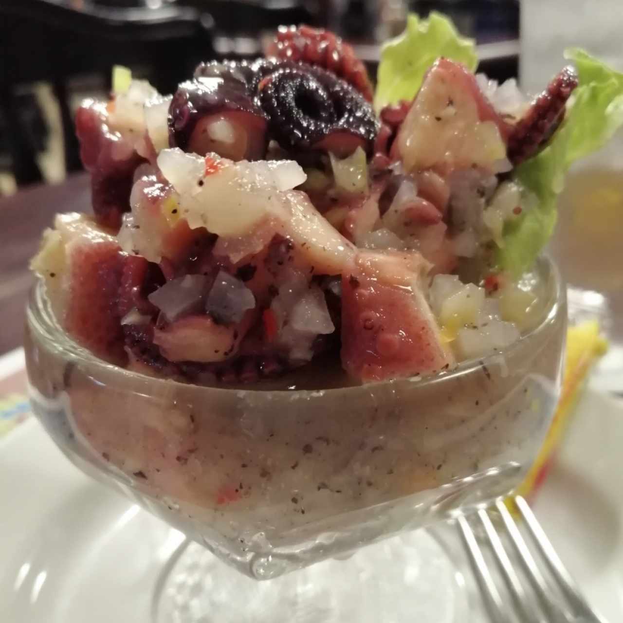 ceviche de pulpo