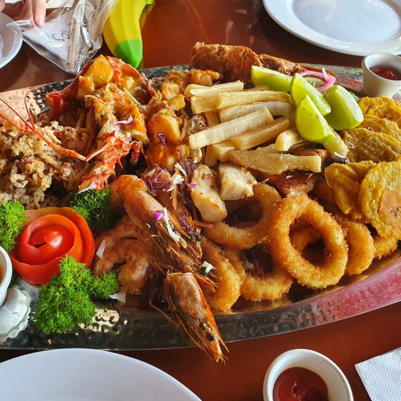 Bandeja de mariscos 