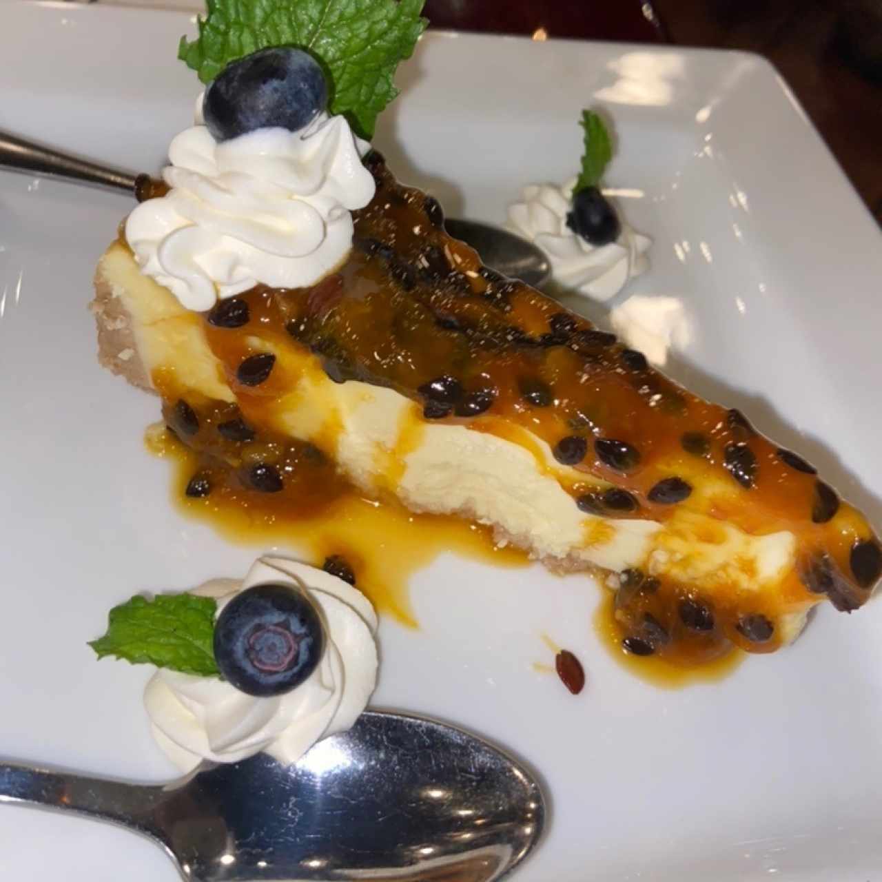 cheesecake de maracuyá