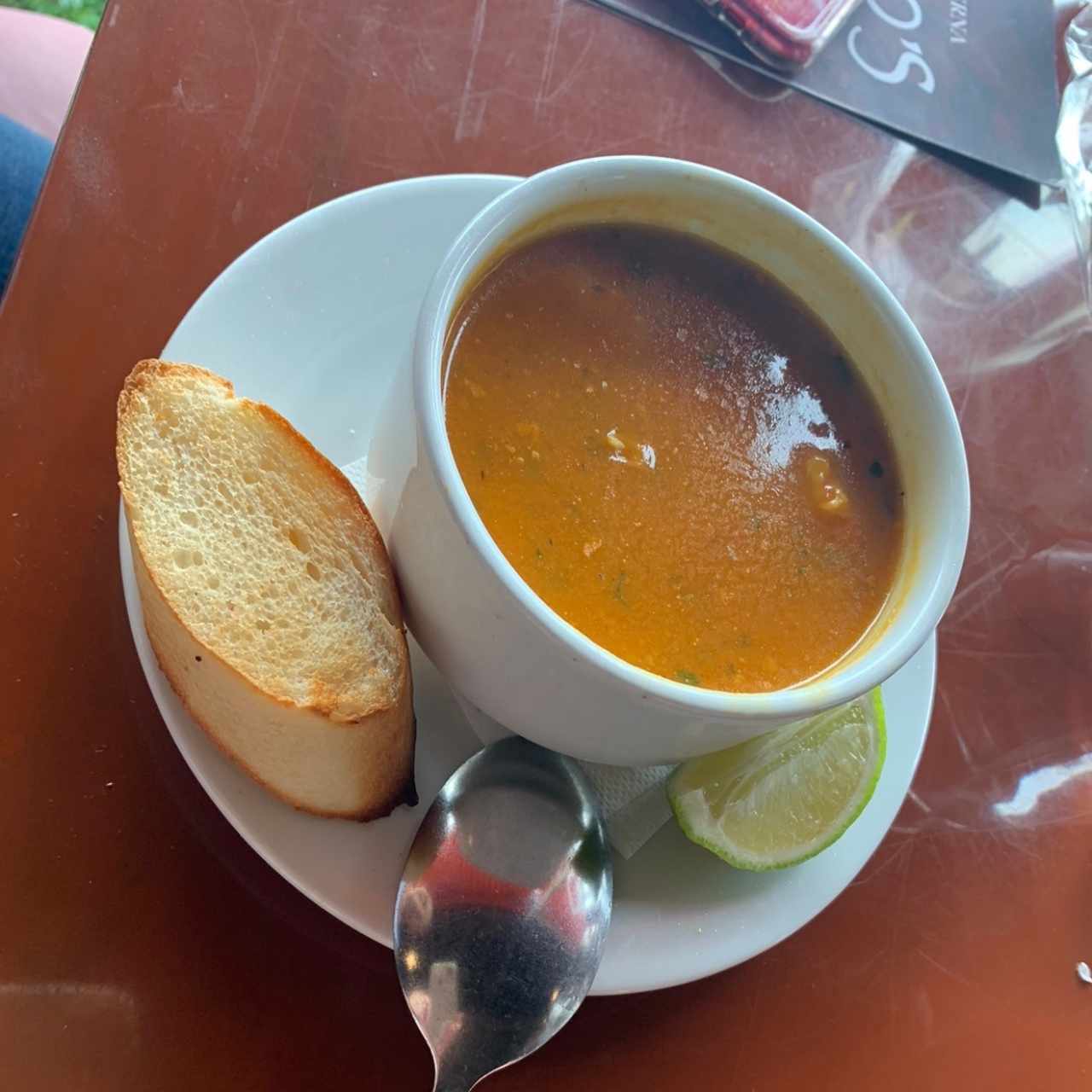 Entradas - Sopa de Mariscos