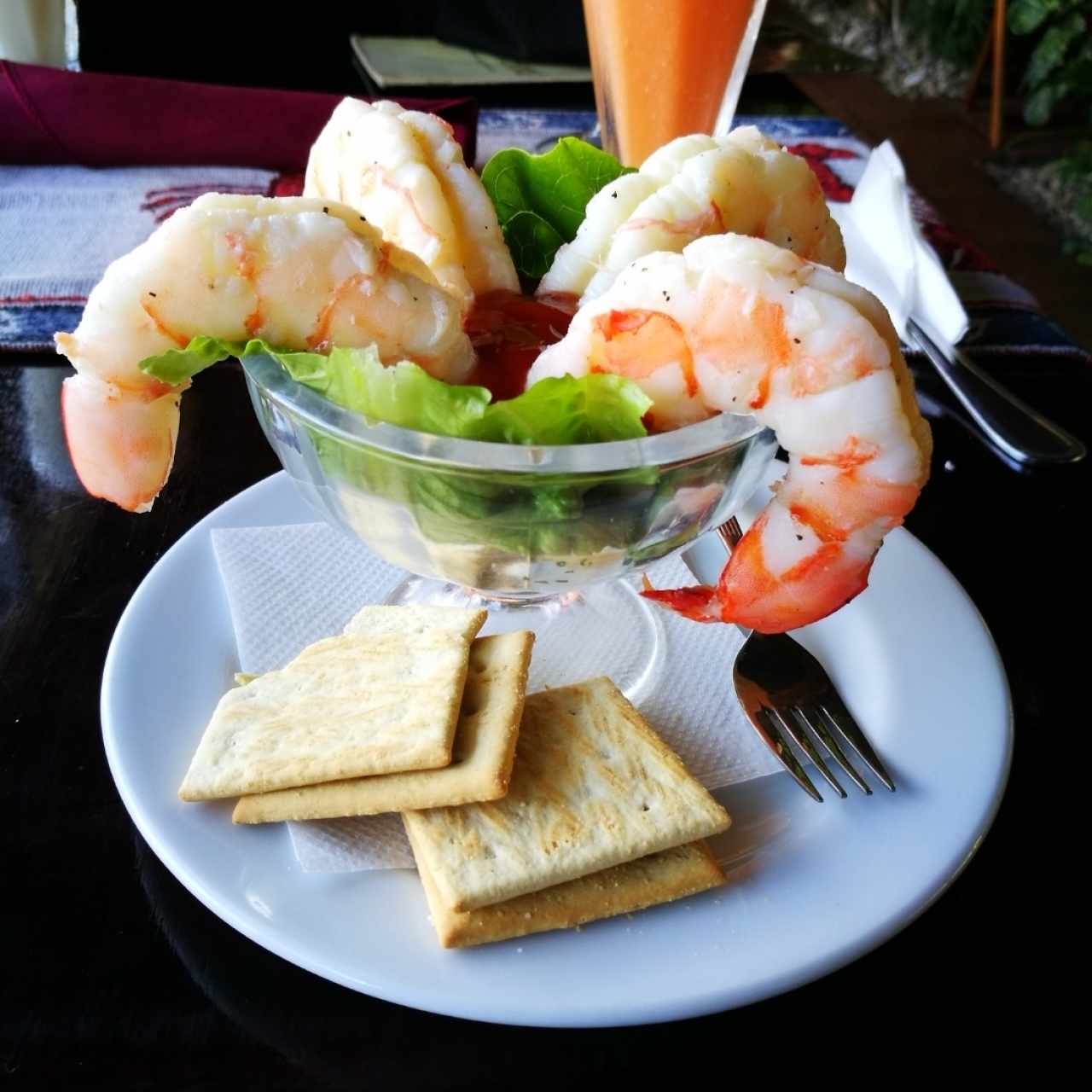 coctel de langostino