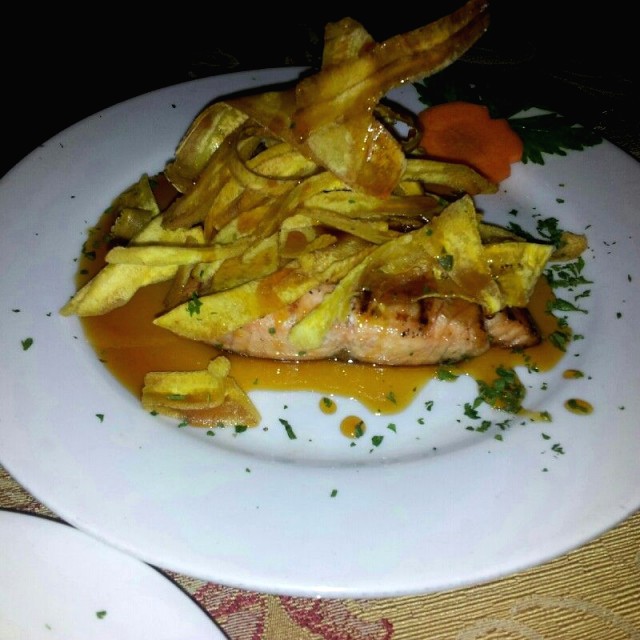 Salmon en salsa citrica