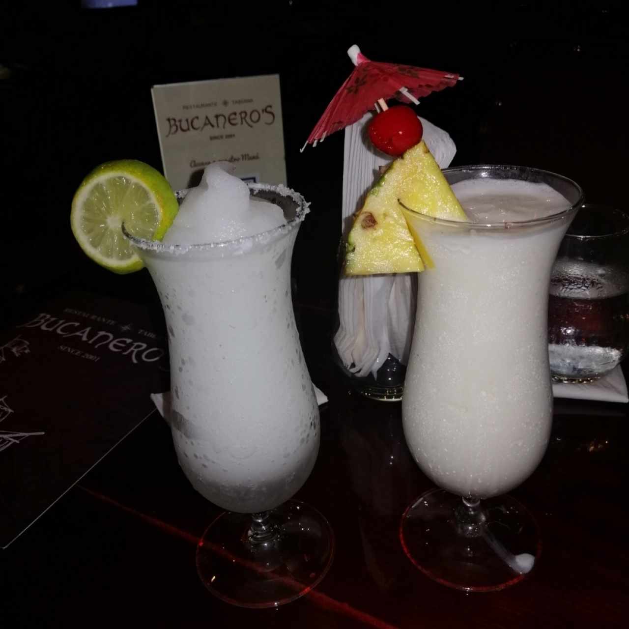 Margarita y piña colada