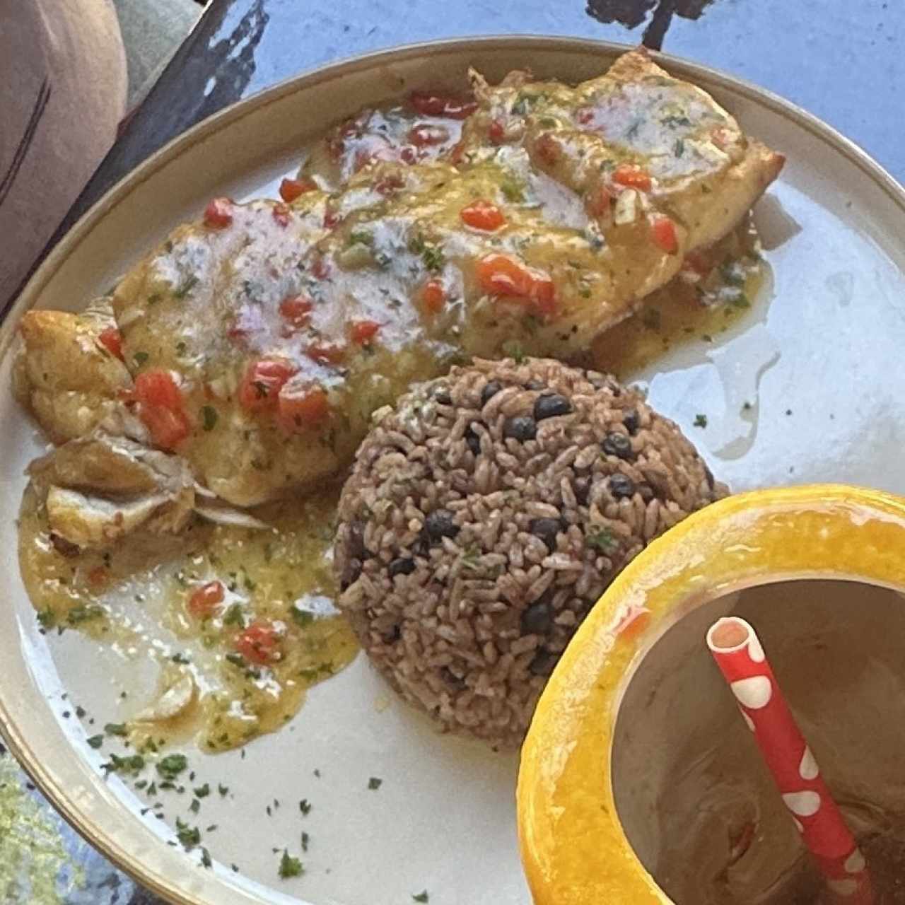 Filete de Corvina al Ajillo