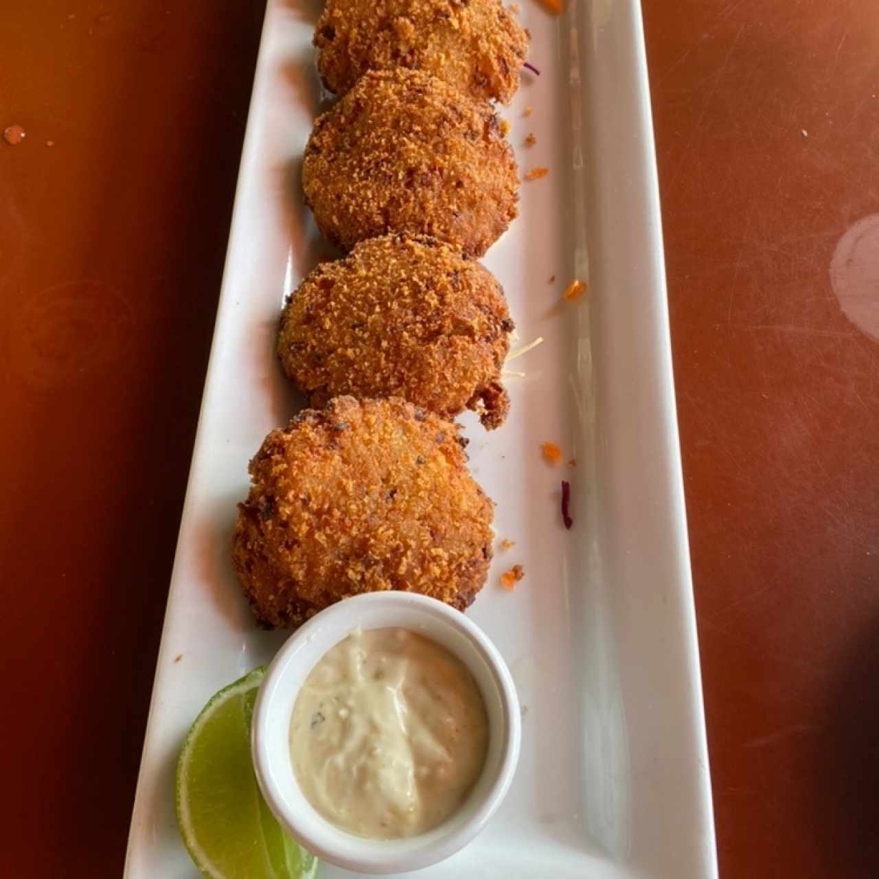 Croquetas de camarones