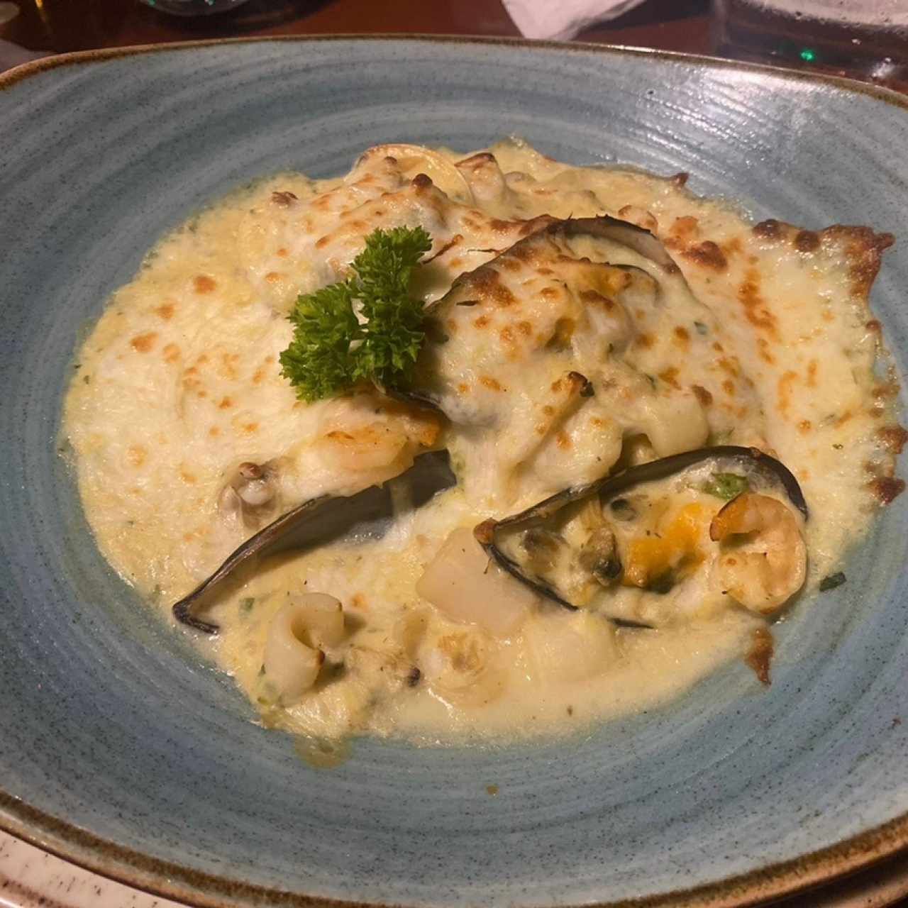 Filete de Corvina Rellena de Mariscos