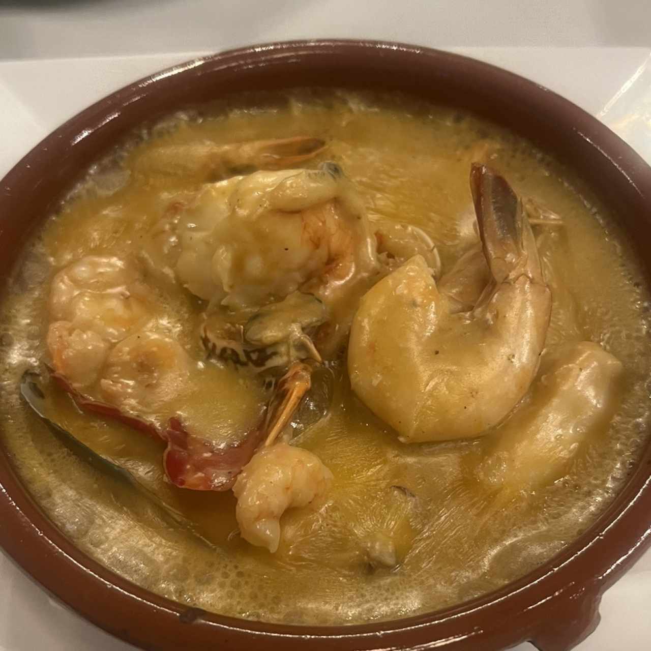 Cazuela de mariscos 