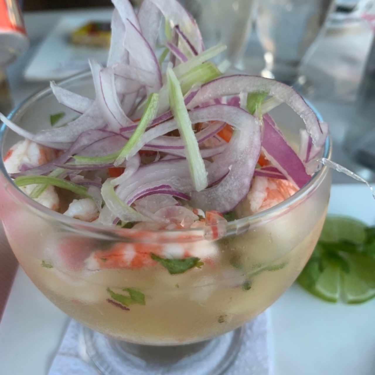 Ceviche de camarón