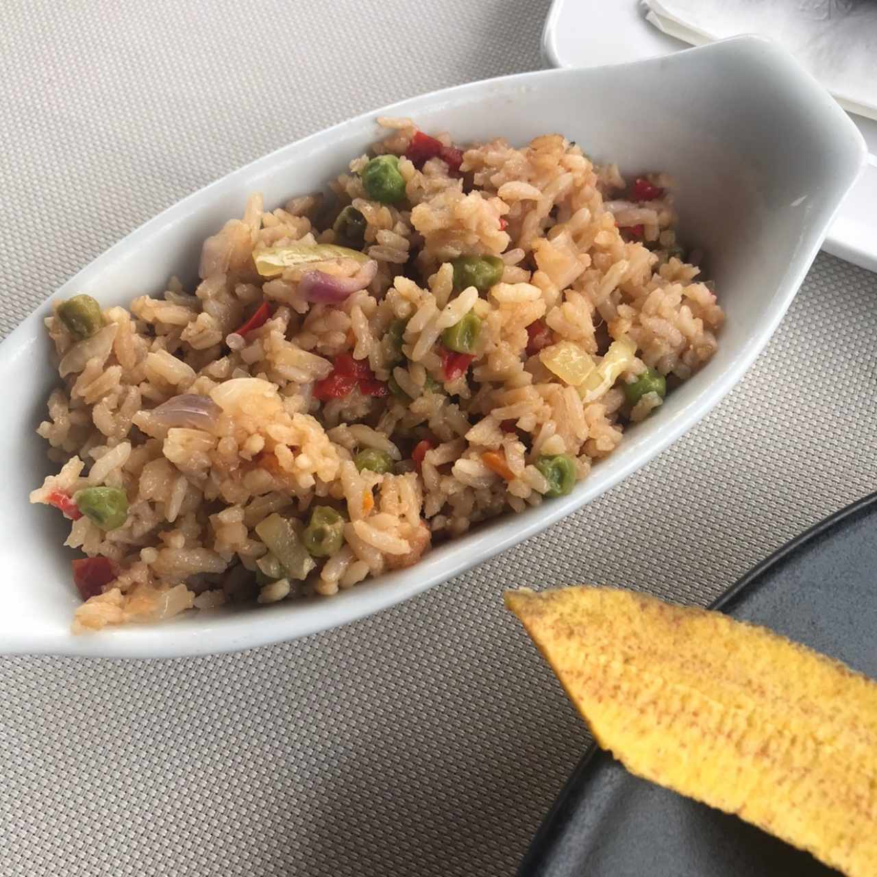 arroz con vegetales