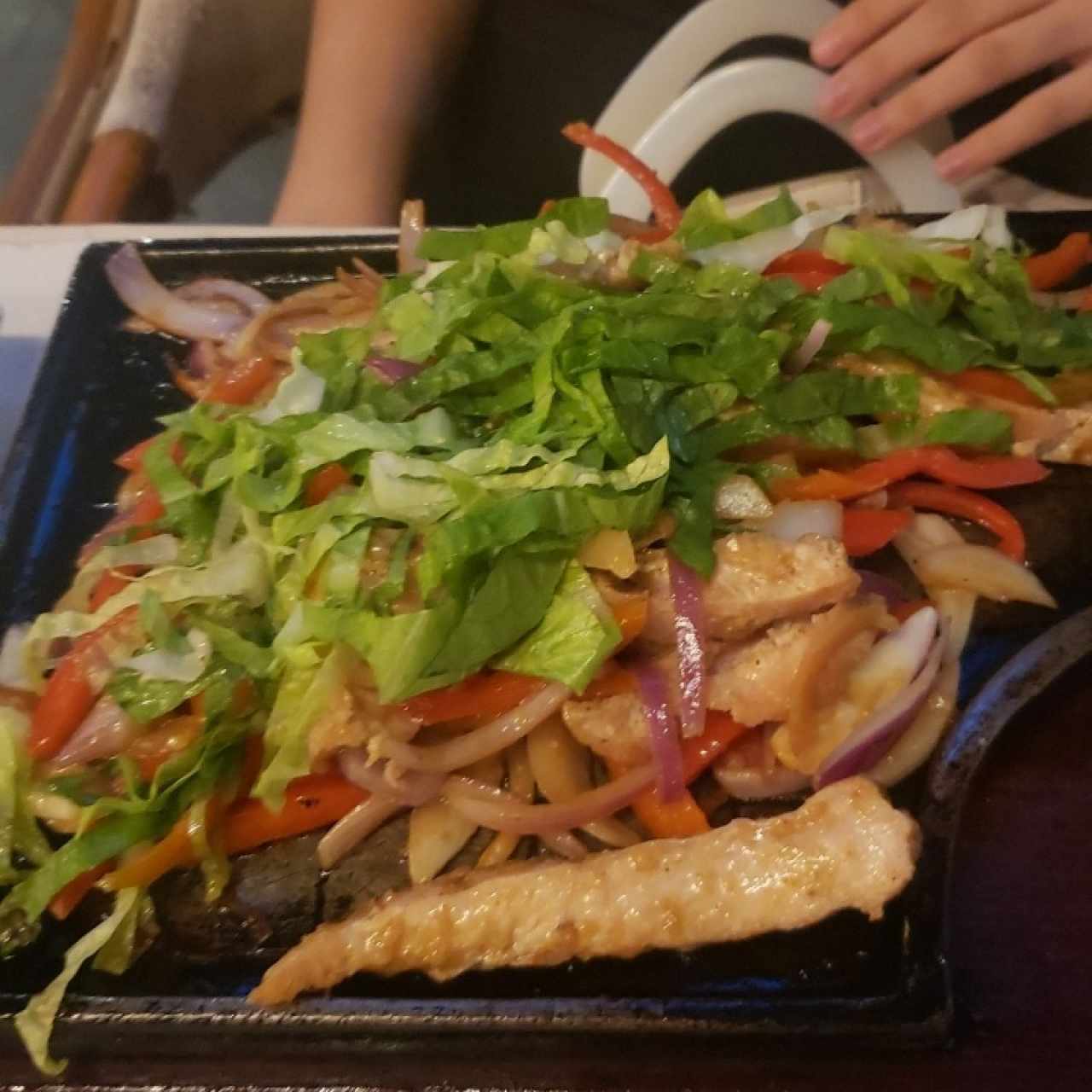 fajitas de pollo