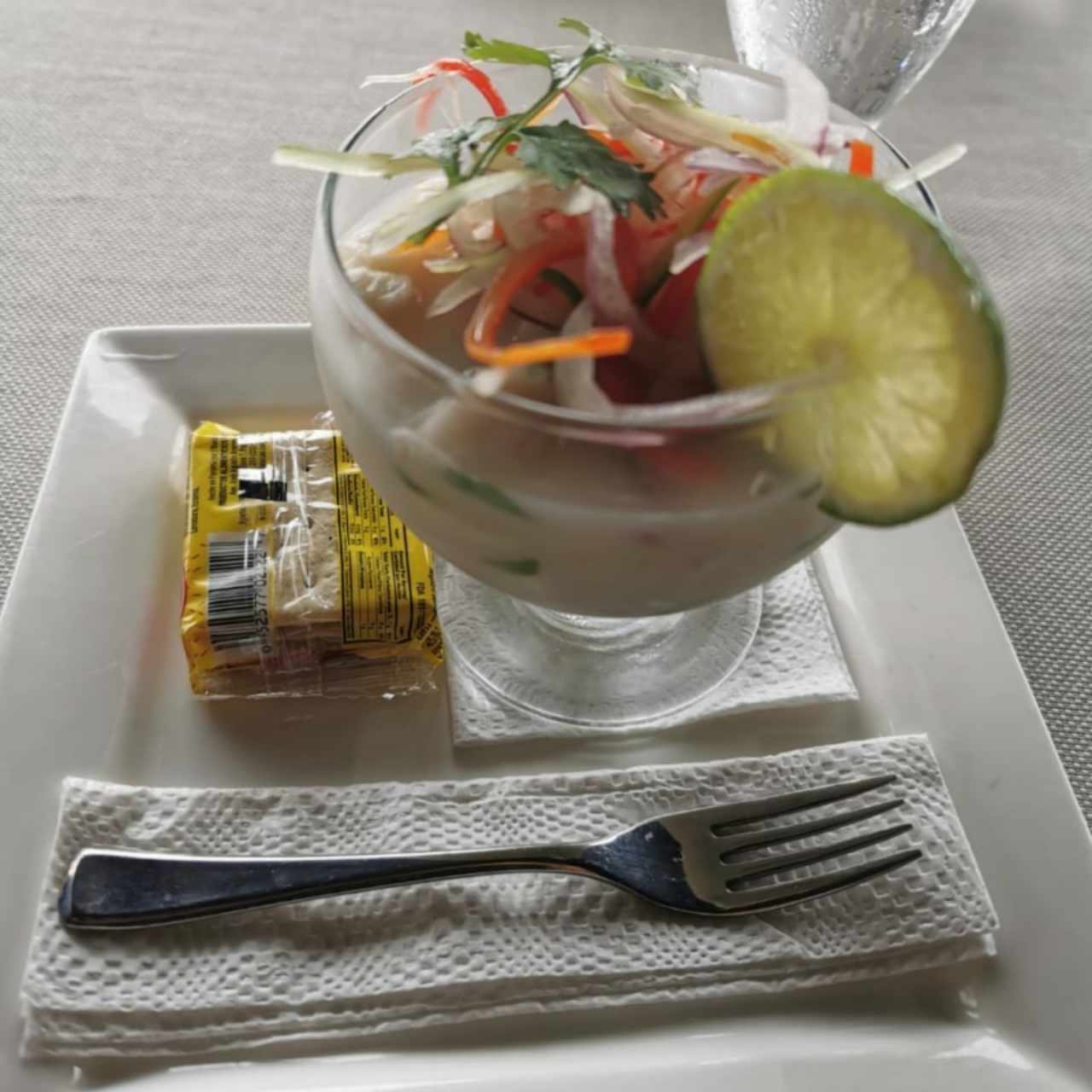 ceviche de corvina 