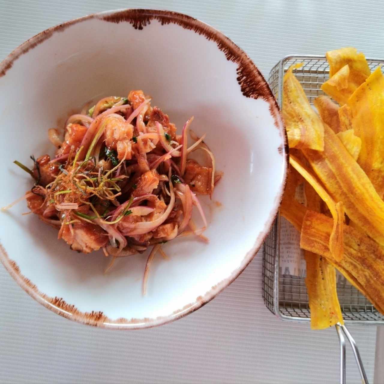 Ceviche de chicharrón