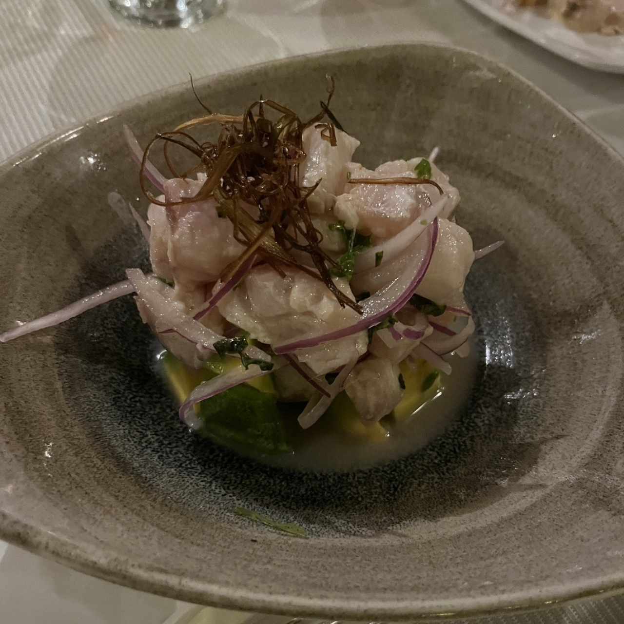 Ceviche de corvina