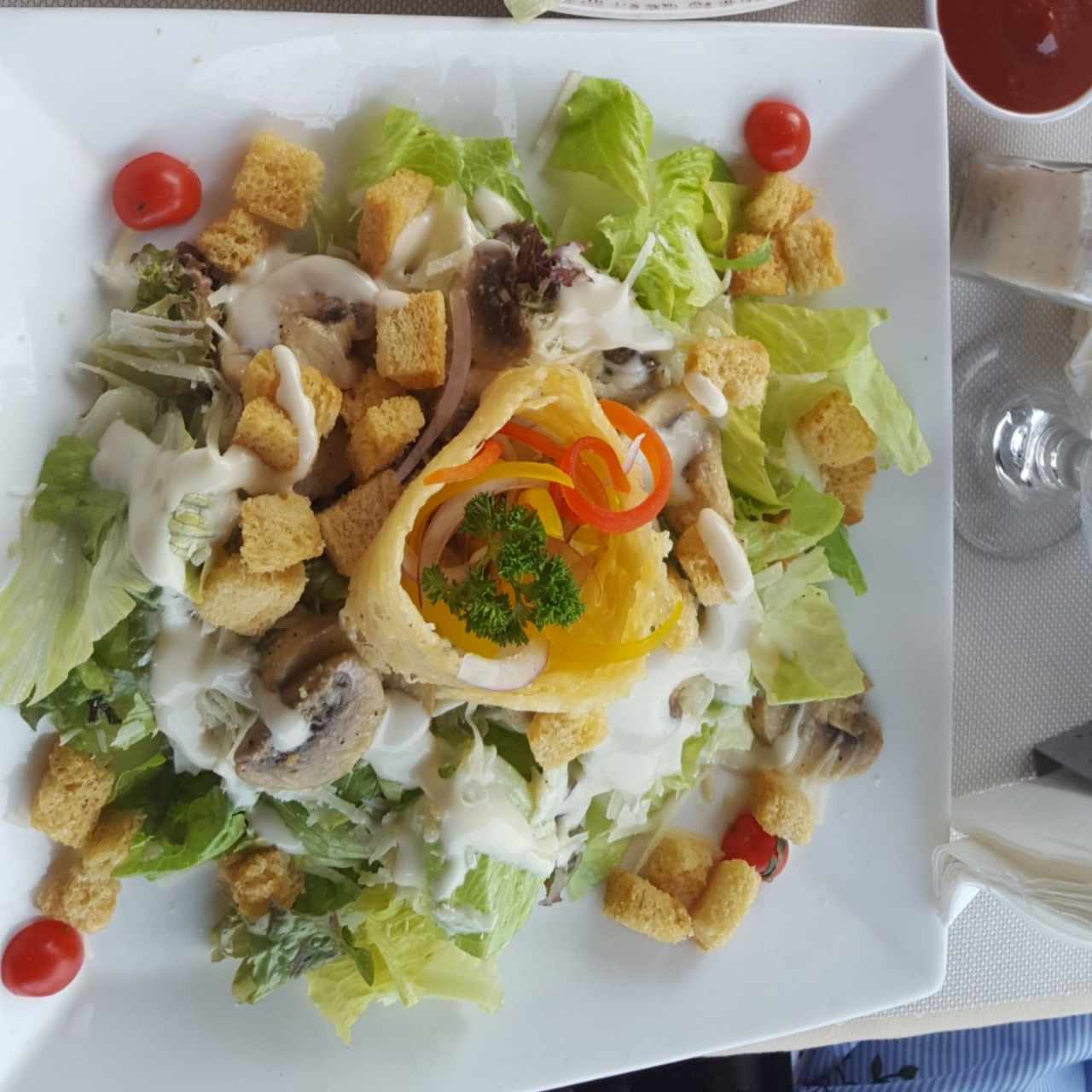 Ensalada César.. 