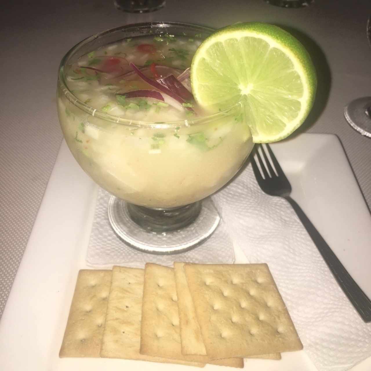 Ceviche de corvina 