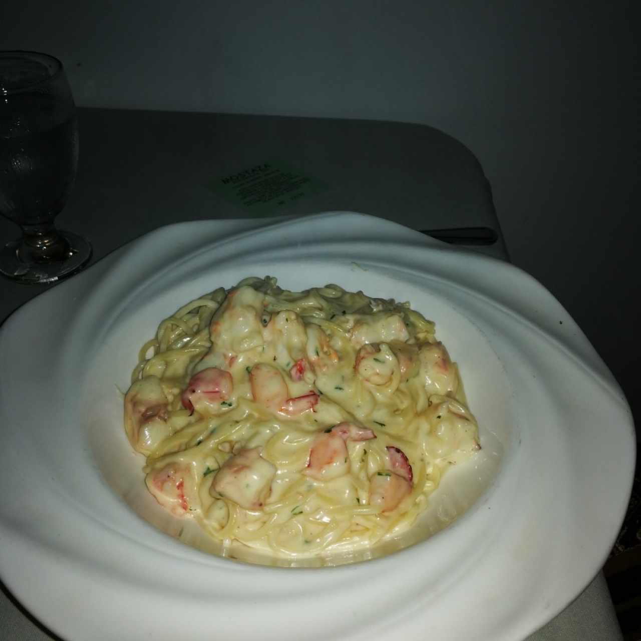 Spaghetti de Mariscos en Salsa Blanca