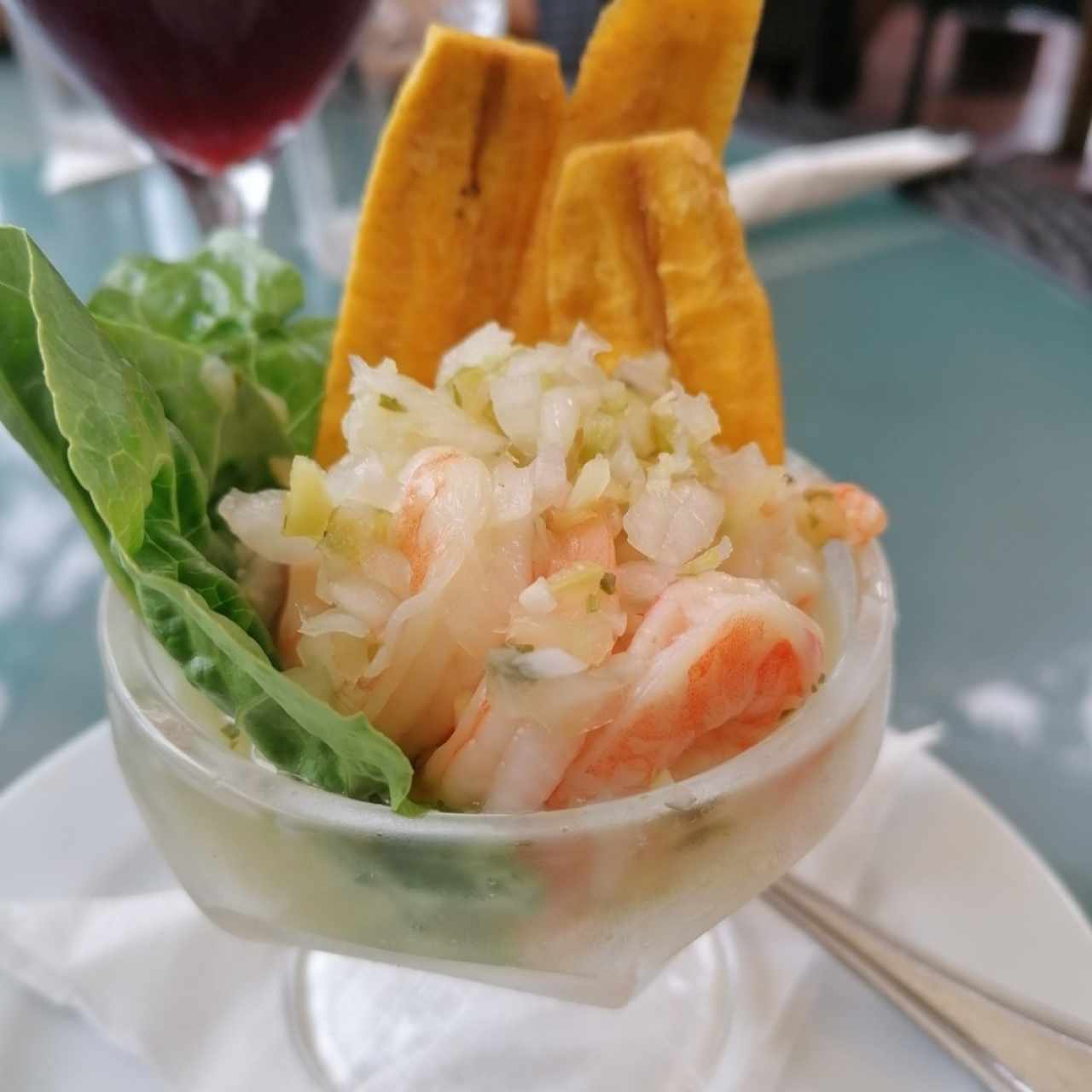 Ceviche de camarón 