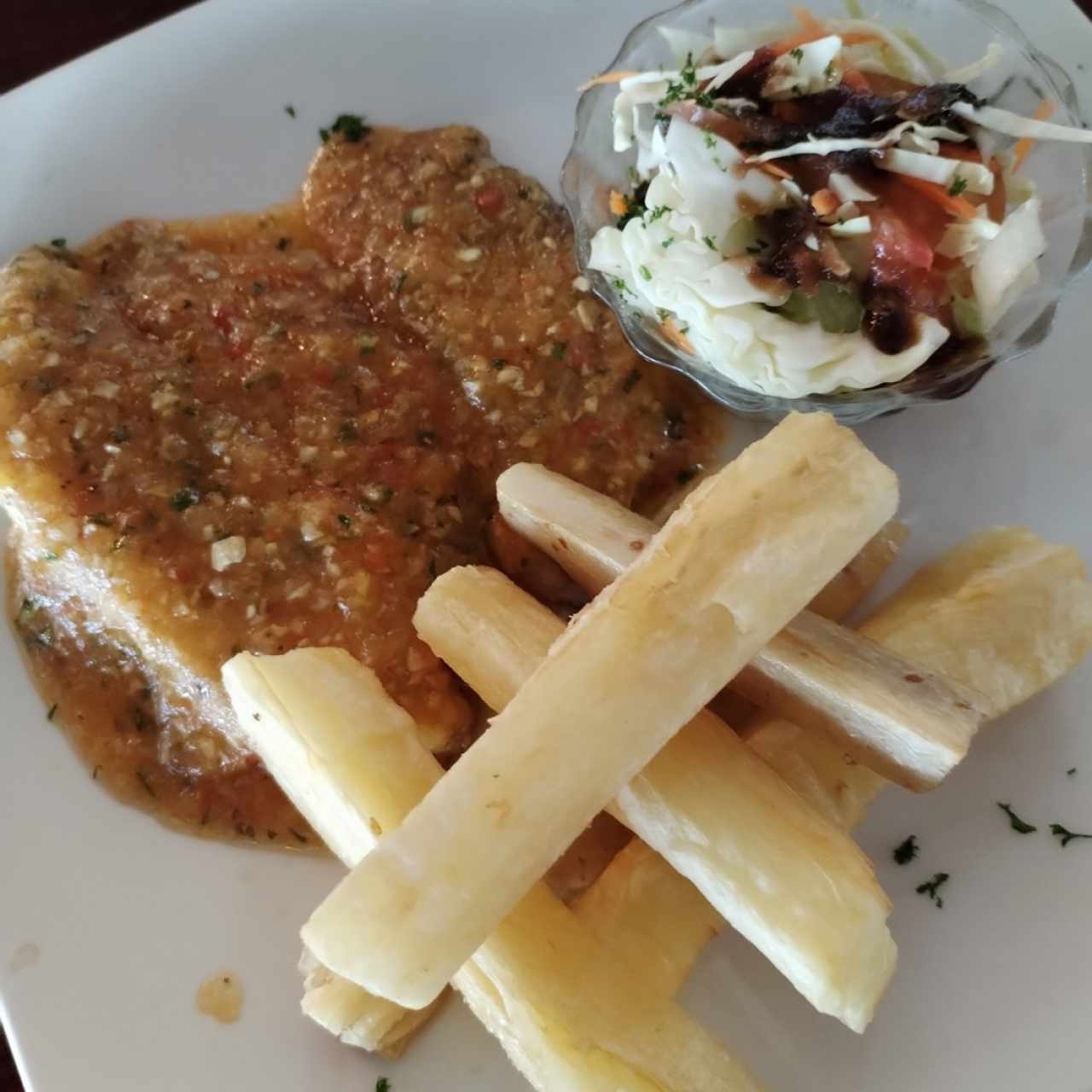 Filete de Pescado apanado o al ajillo