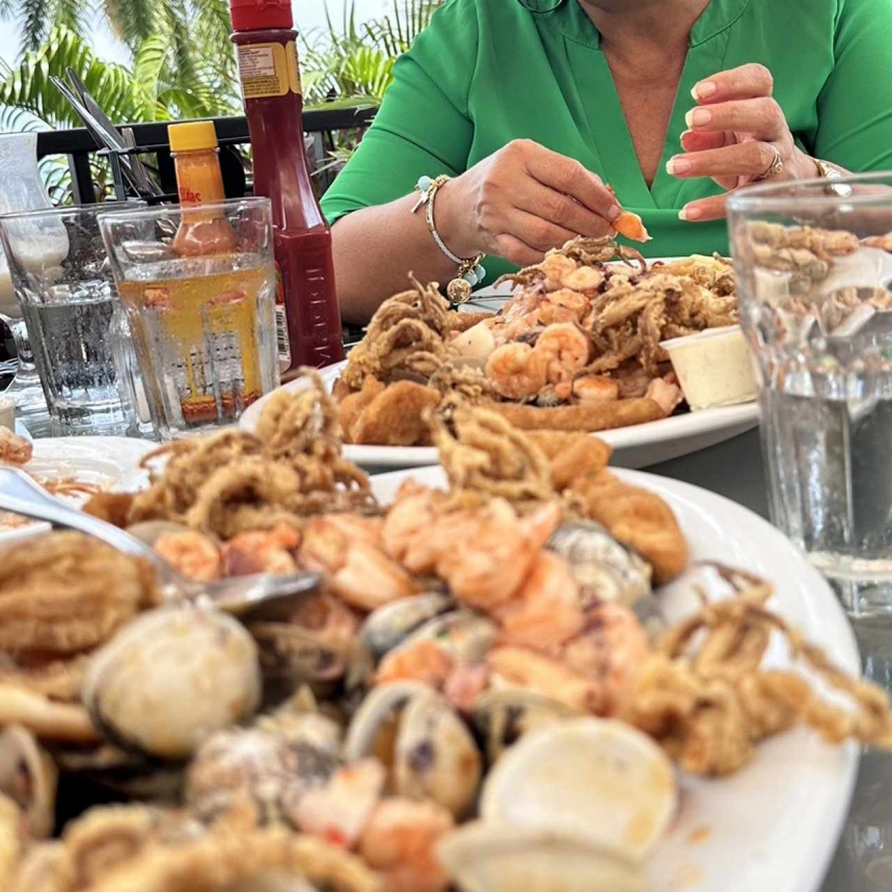 Bandeja de mix mariscos