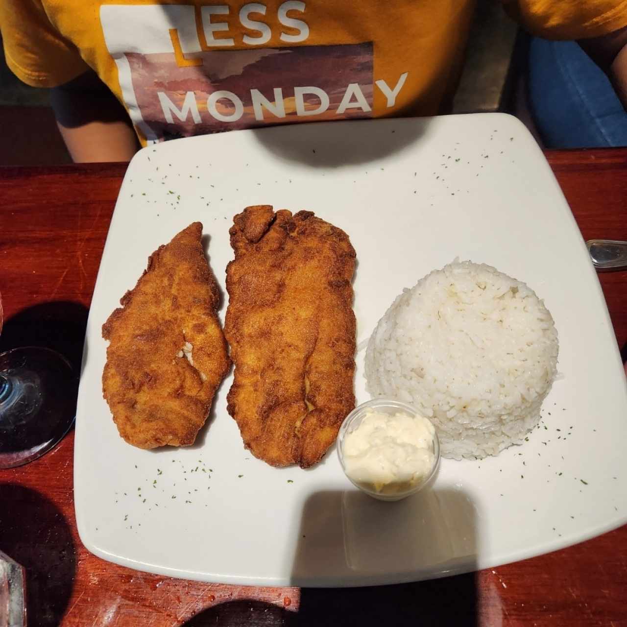 Filete de pescado a la plancha 