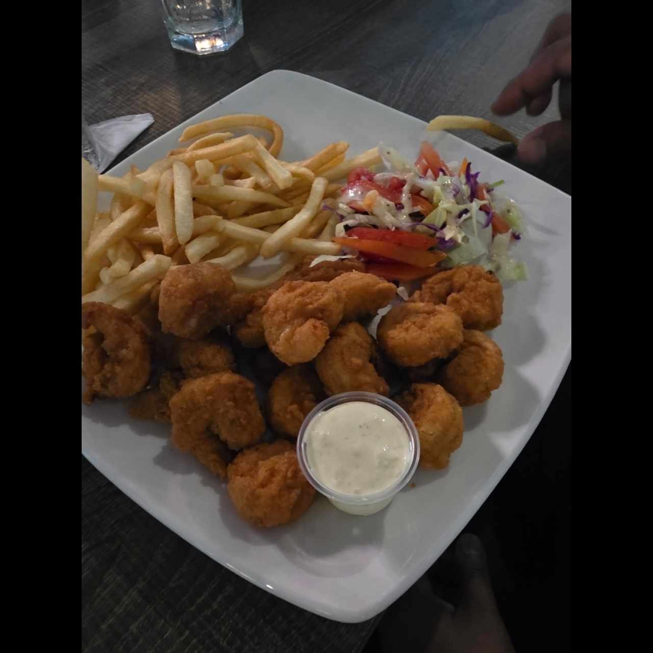 Camarones apanados