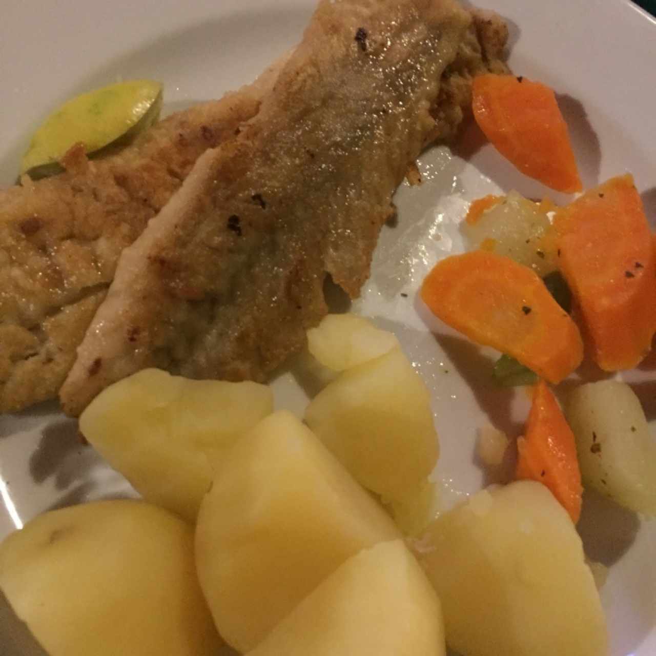 Filete de Corvina apanado