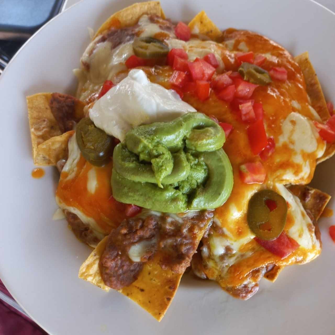 Nachos de carne