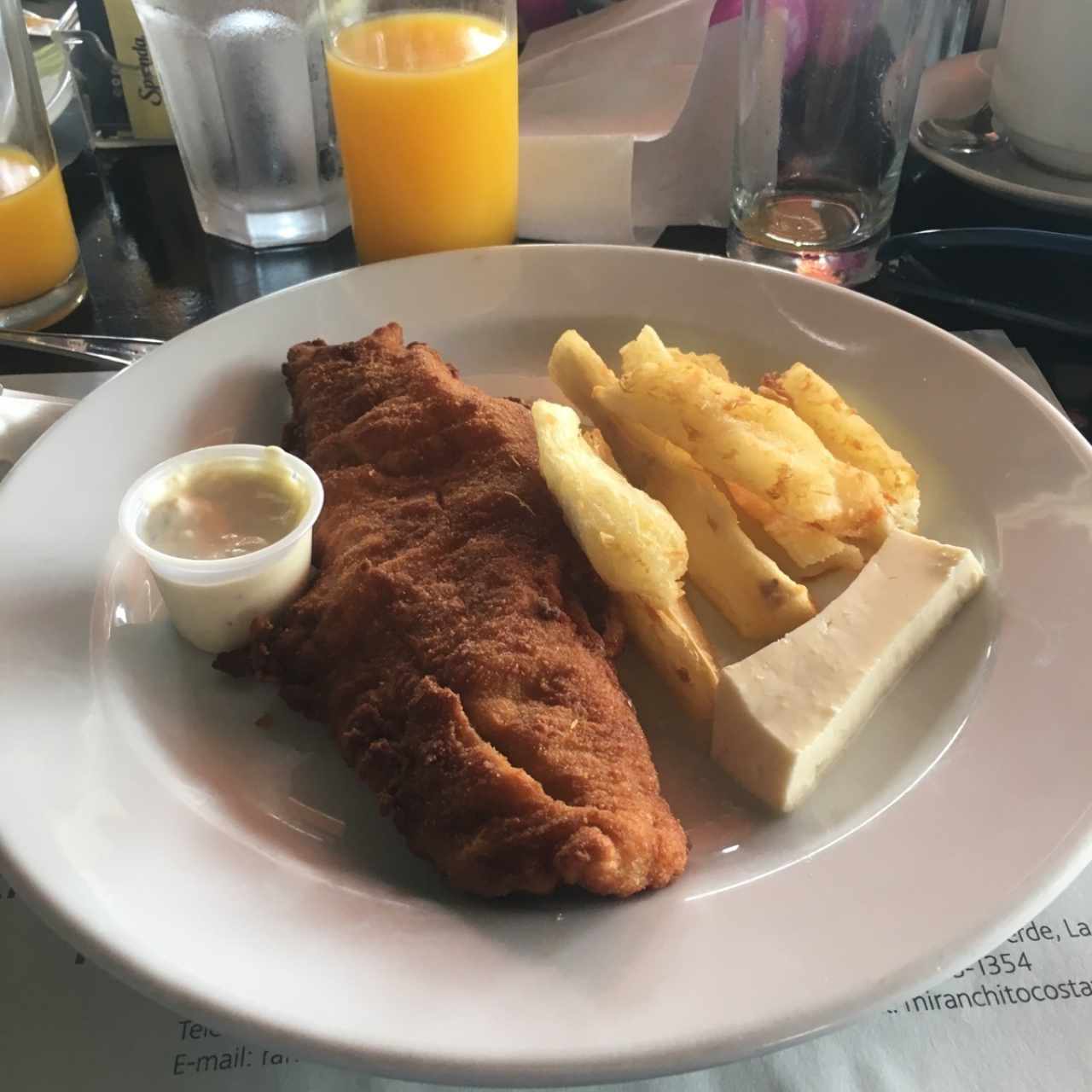 desayuno el pescador