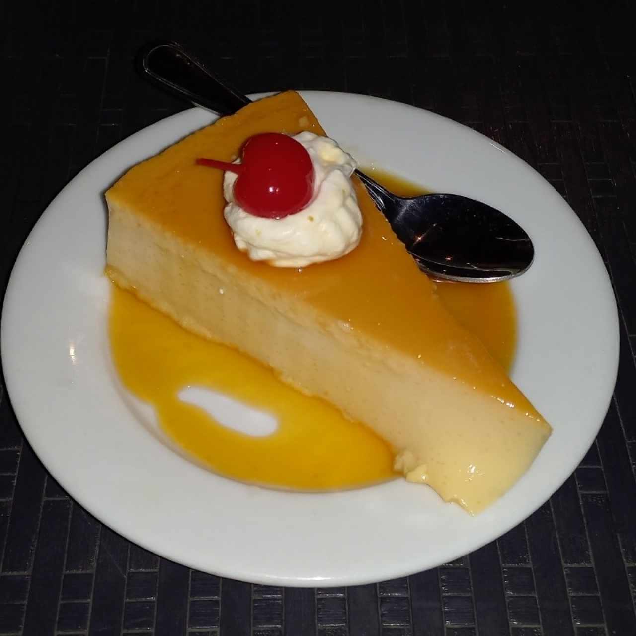 Flan de la casa