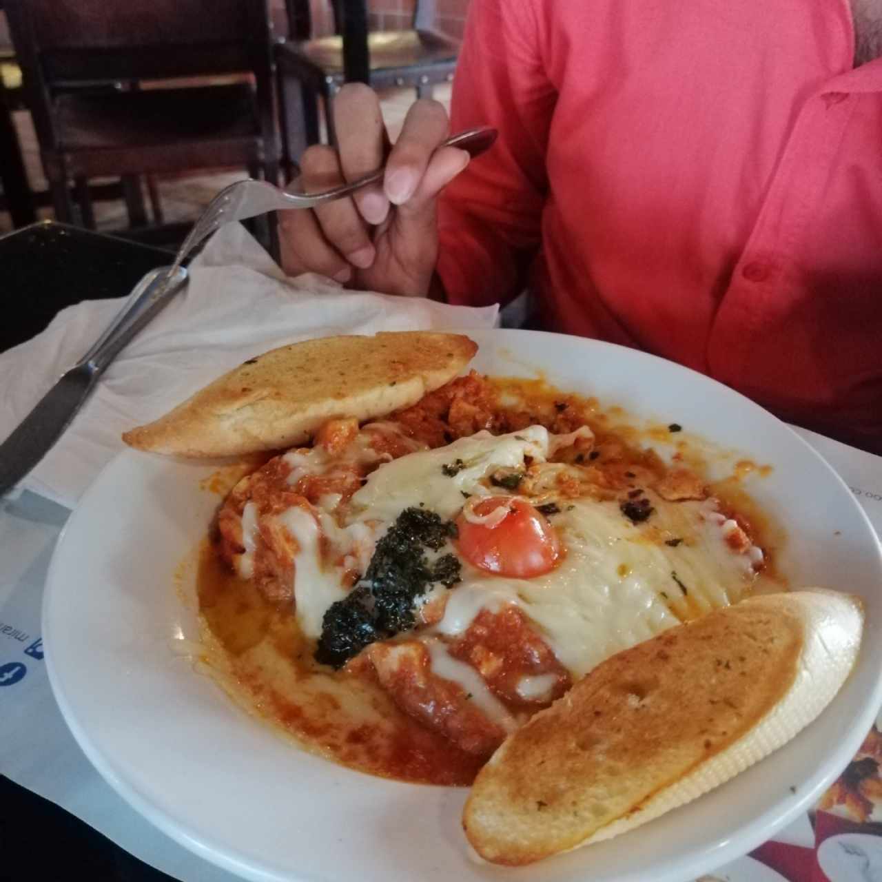 Lasagna de pollo