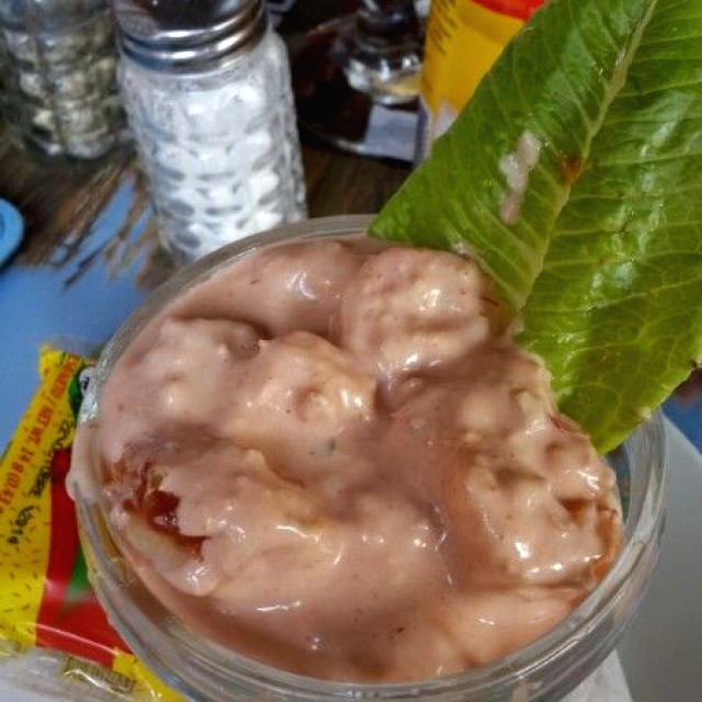 Coctel de Camarones con salsa rosada