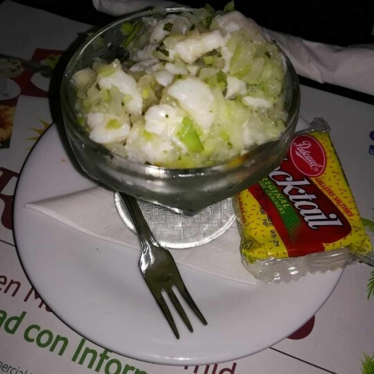 ceviche de Corvina 