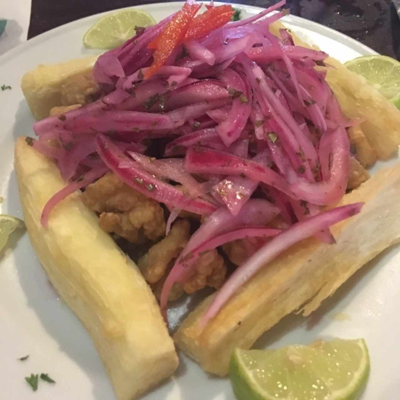 Ceviche frito 