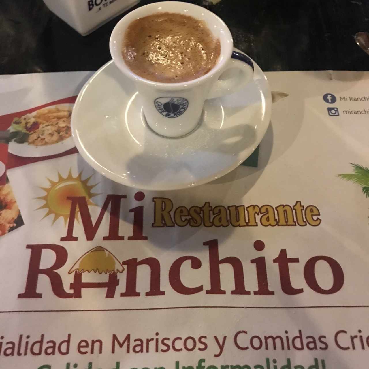 espresso cortado mi ranchito