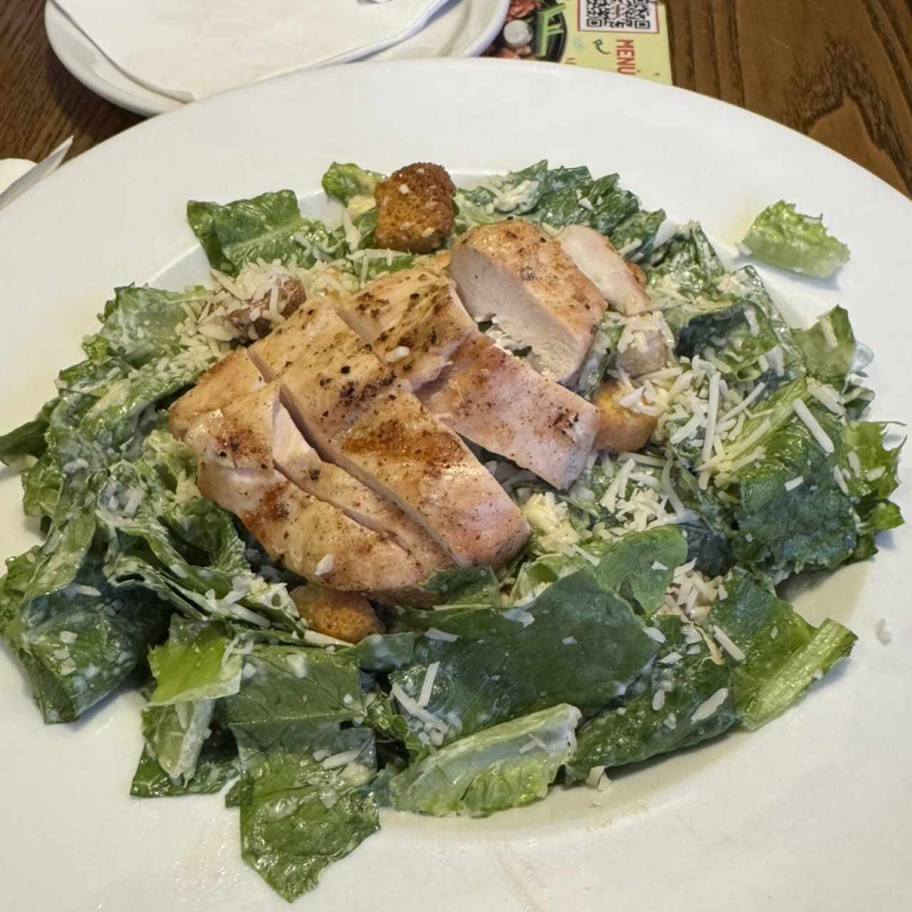 GRILLED CHICKEN CAESAR SALAD