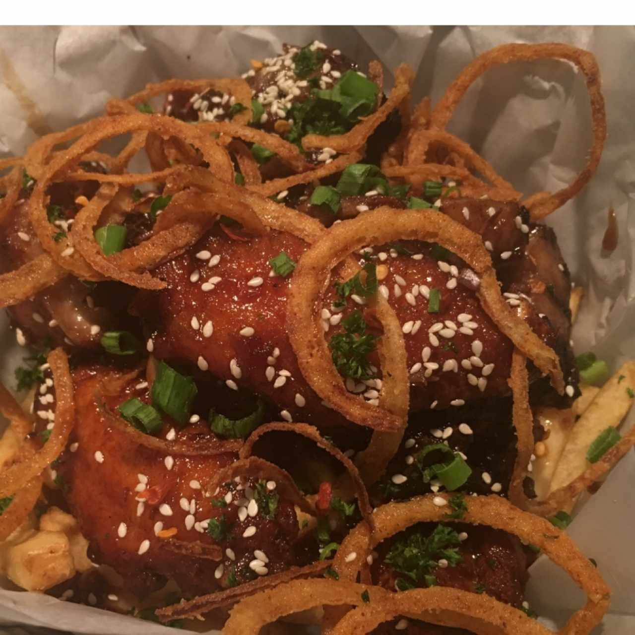 bucket of ribs and wings 