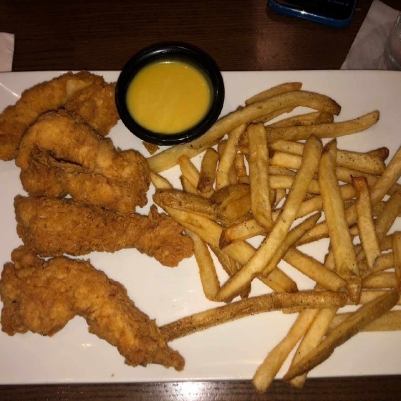 chicken tenders with honey mustard