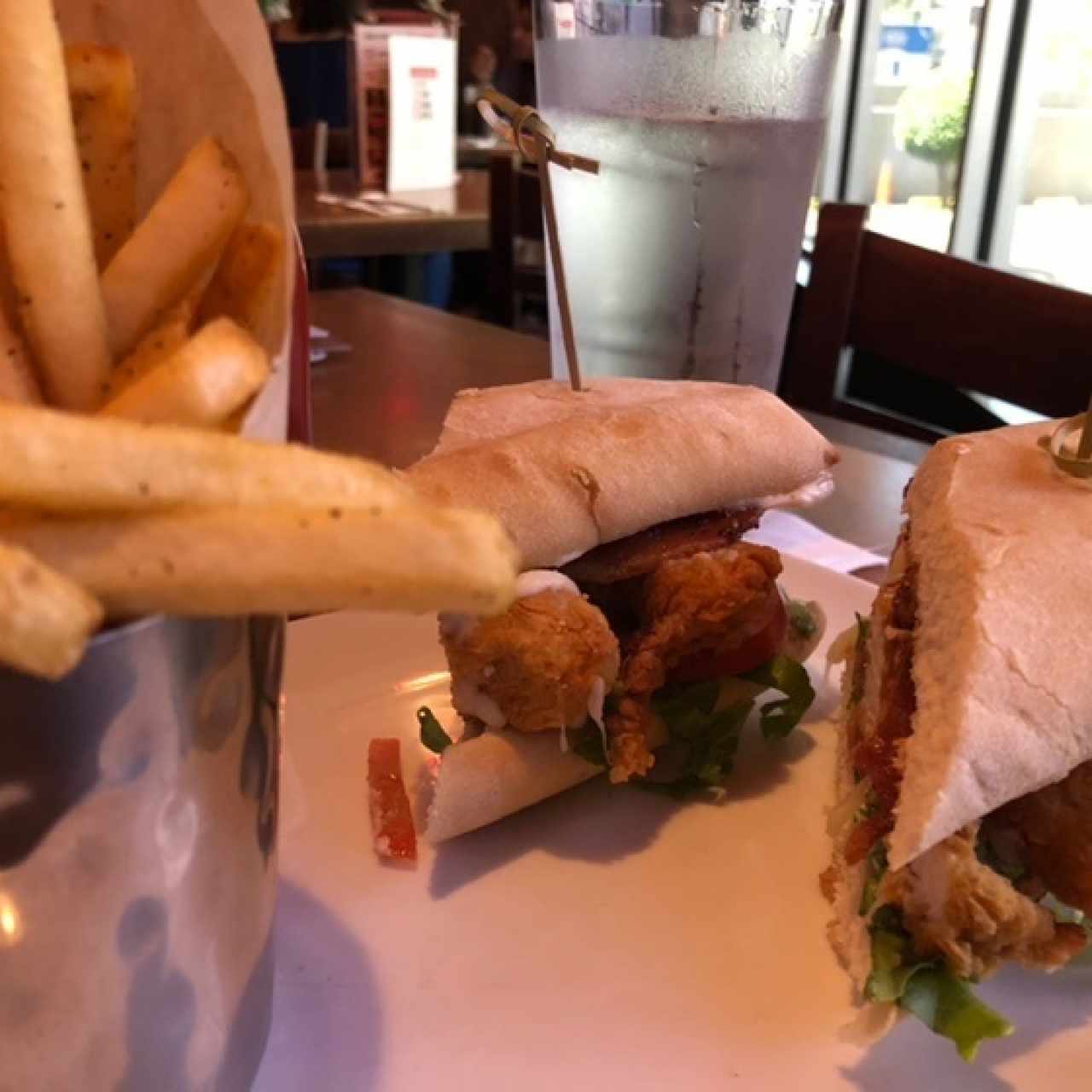 chicken finger blt